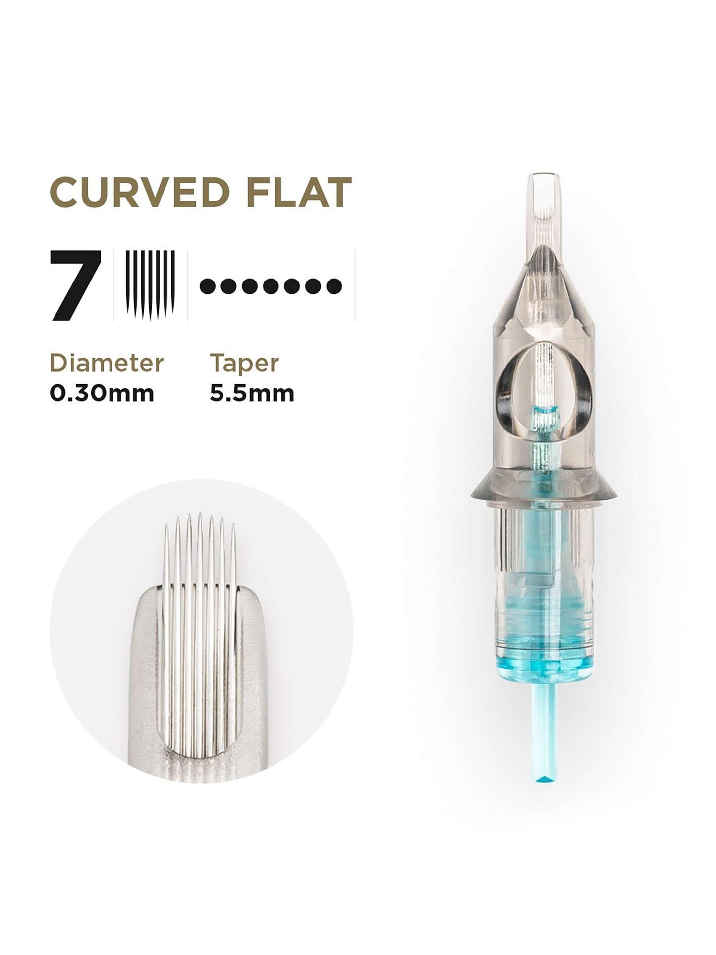Phi Tattoo & PMU Universal Cartridge (EN02B) (20pcs)