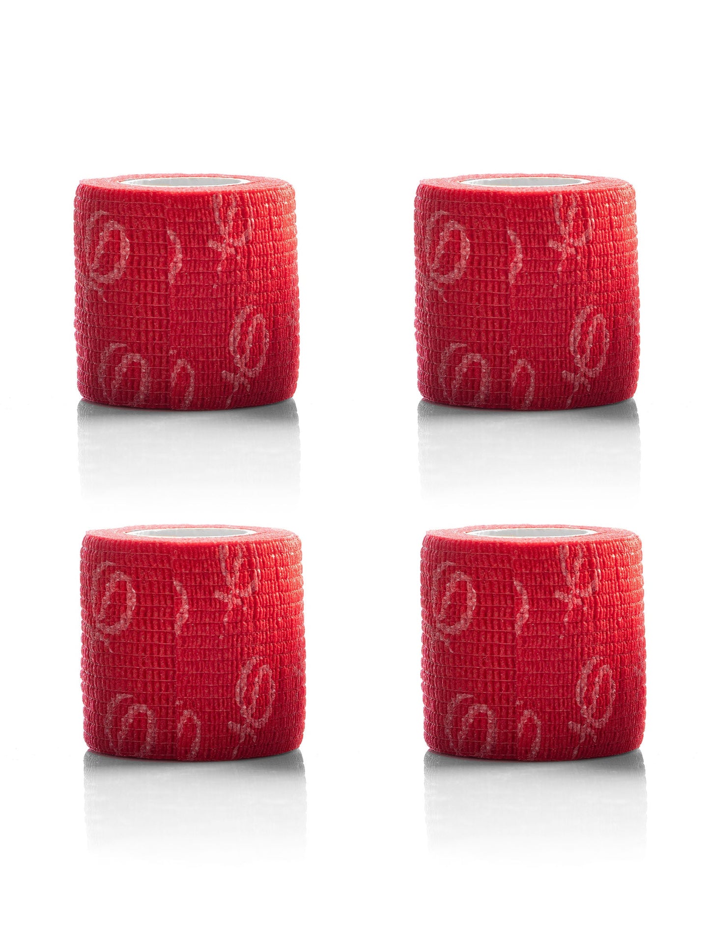Phi Self-Adhesive Grip Tape Wrap Red (4pcs)