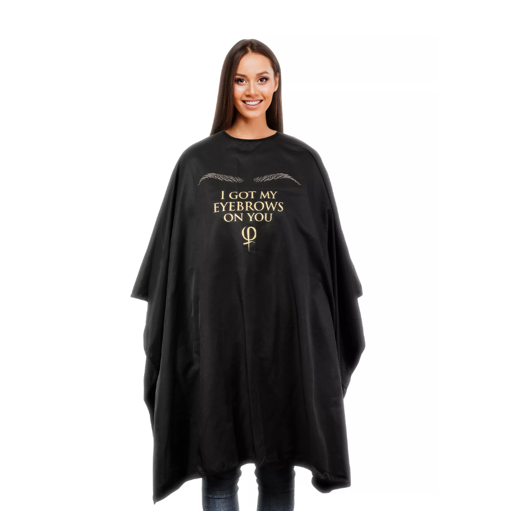 PhiAcademy Cosmetic Cape 'I GOT MY EYEBROWS ON YOU'