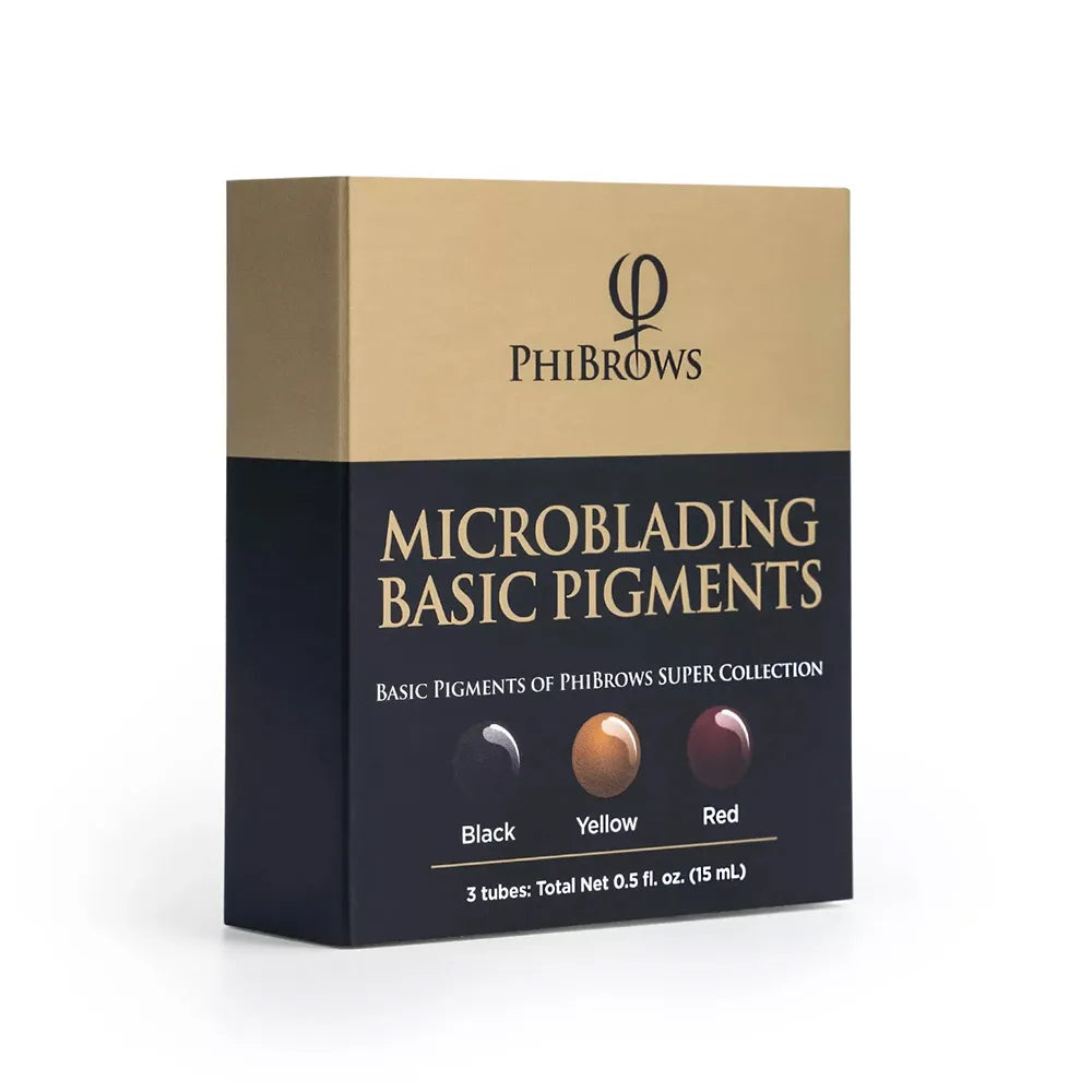 PhiBrows Microblading Basic Pigment Collection SUPER