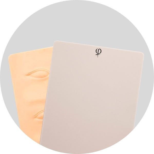 Phi Practice products, from PhiContour Latex Printed Eyes and Lips to the Phi Scalp Latex Head, our realistic surfaces help you master eyebrow, lip, areola, and scalp pigmentation