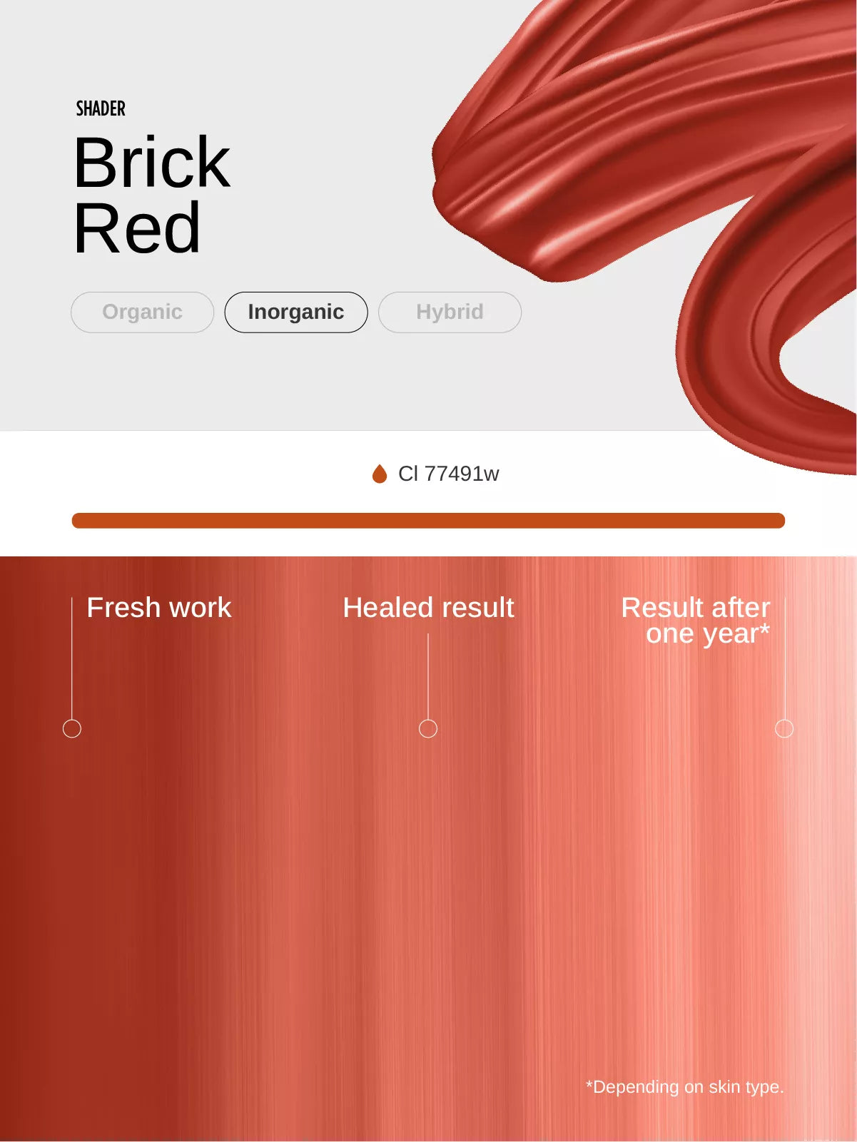 Phi Brick Red PMU Mix Shader Pigment