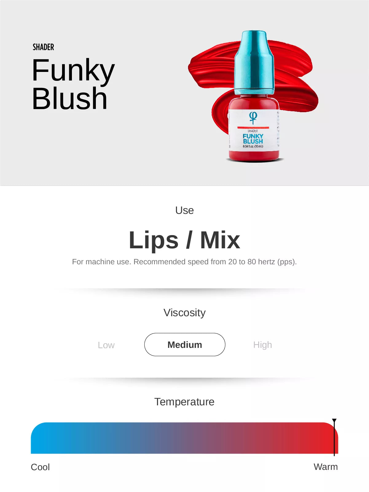 Phi Funky Blush PMU Mix Shader Pigment