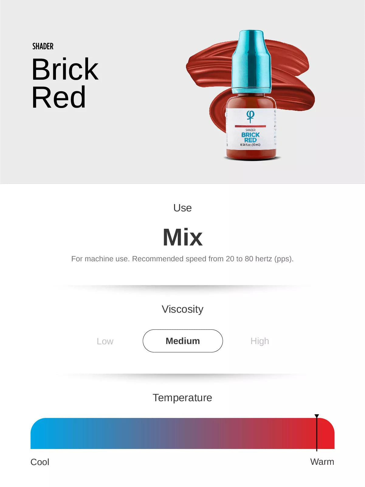 Phi Brick Red PMU Mix Shader Pigment