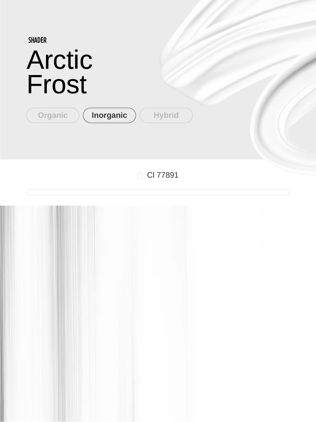 Phi Arctic Frost PMU Mix Shader Pigment