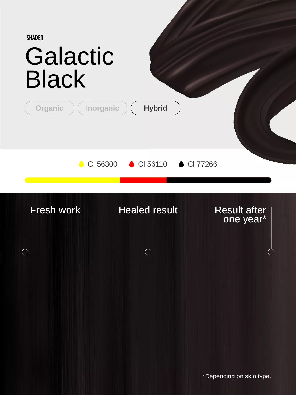 Phi Galactic Black PMU Mix Shader Pigment