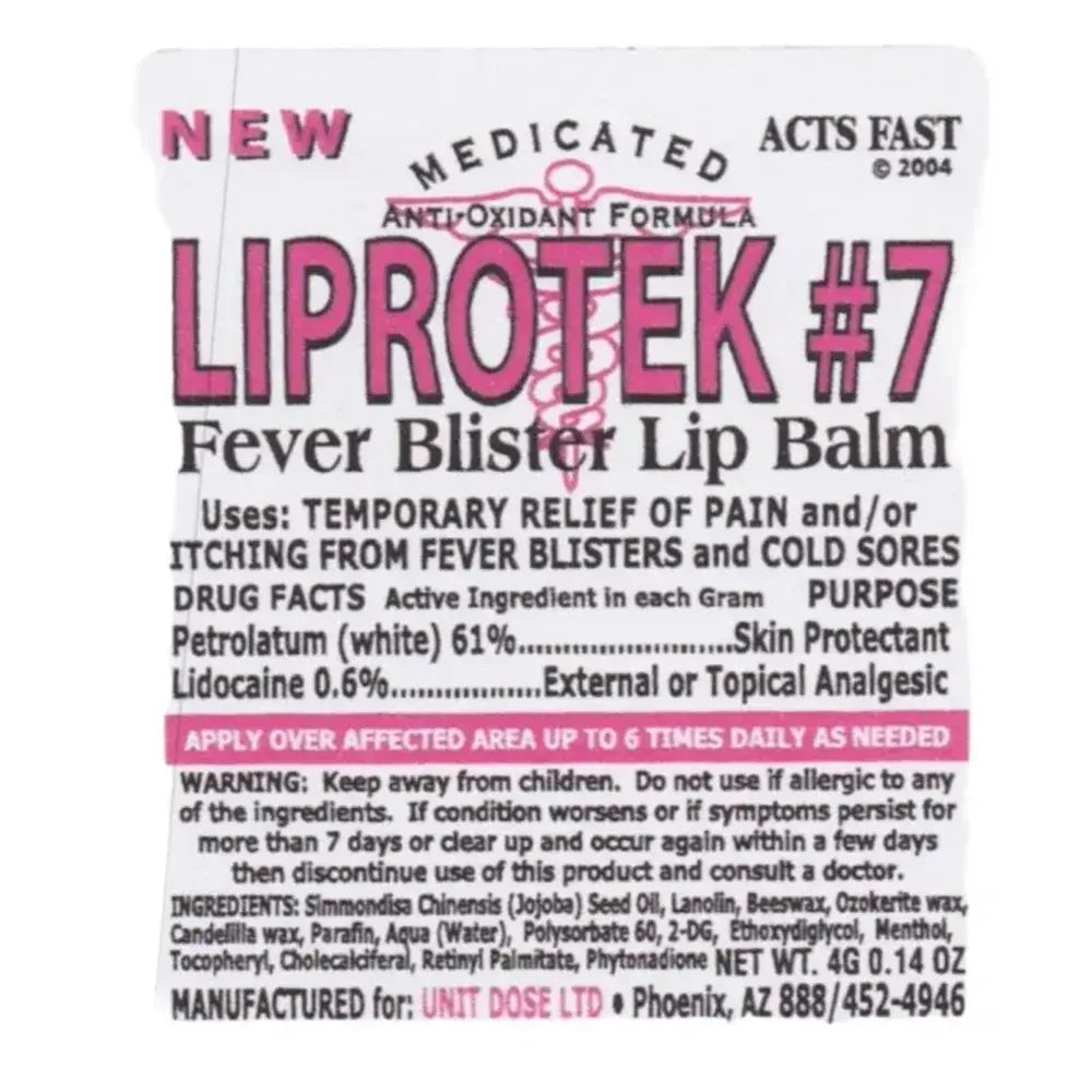 LIPROTEK #7 Lip Blush Balm by PainStoppers