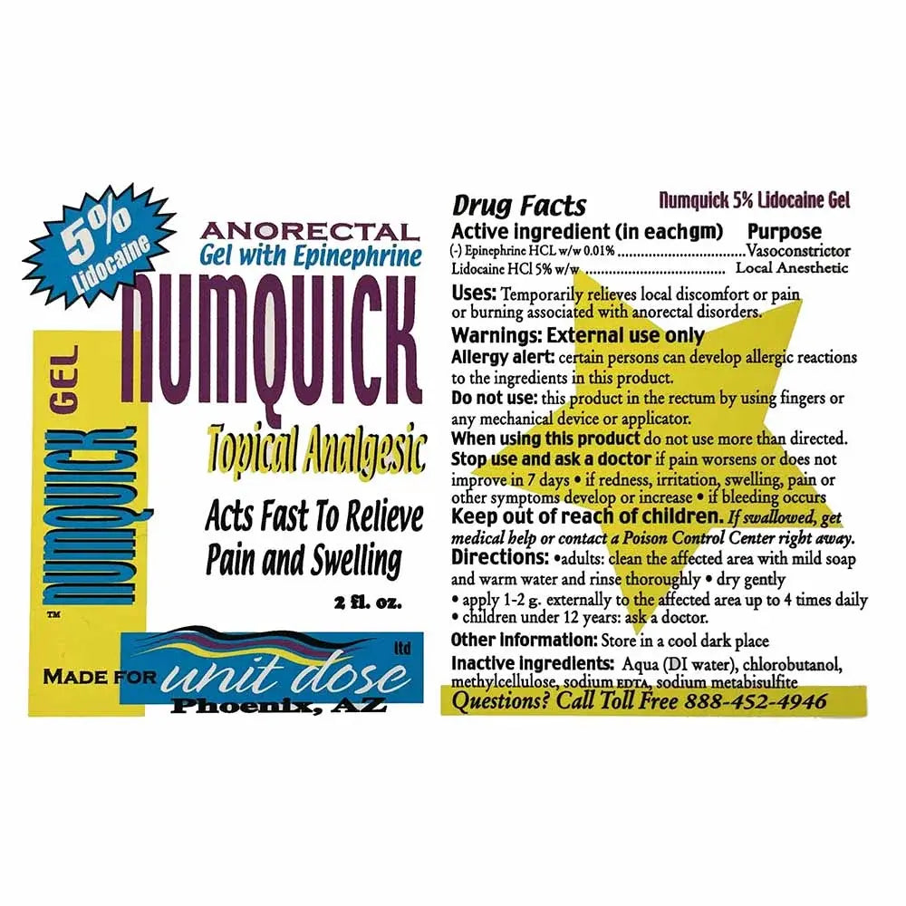 NumQuick Numbing Gel by PainStoppers