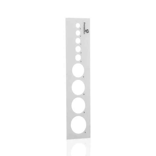 Phi Areola Circle Measure Stencil