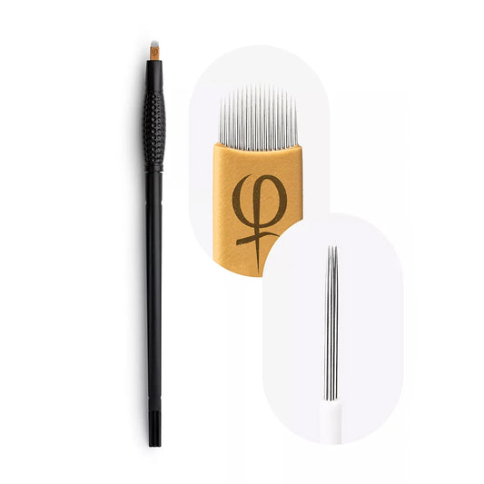 PhiBrows Disposable Tool Blade and Shade - Pen for Microblading (10pcs Box)