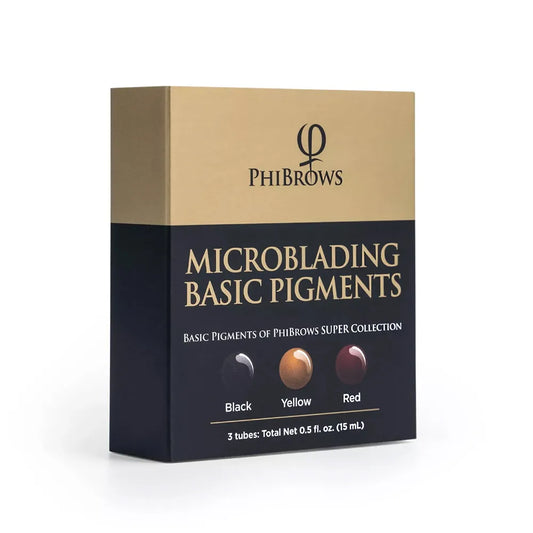 PhiBrows Microblading Basic Pigment Collection SUPER