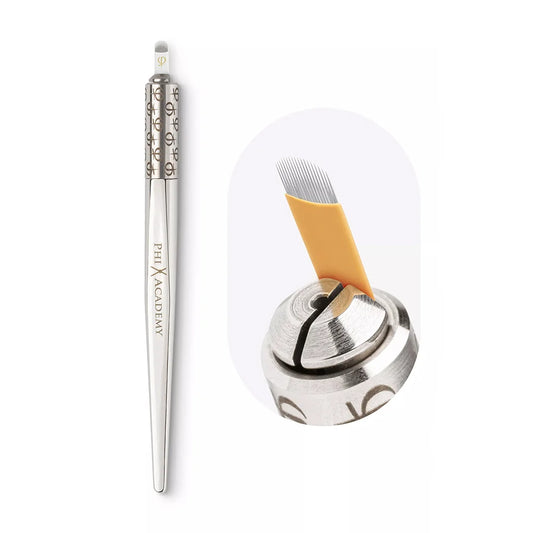 PhiBrows Universal Holder Silver - Microblading Tool